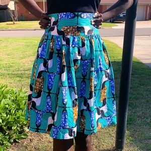African Print Skirt